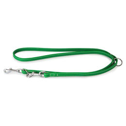 Produktbild von Leder-Hundeführleine Barcelona Summer-Green aus Bio-Leder 200 cm x 14 mm in Grün