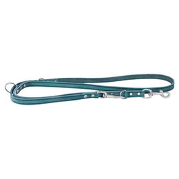 Leder Hundeführleine Blau 200 cm x 18 mm – Bild 1 von 1