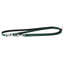 Leder-Hundeführleine Vancouver Hunting Green/Black 200 cm 22 mm – Bild 1 von 1