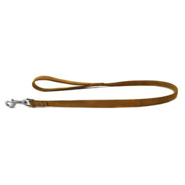 Produktbild von Leder Hundeleine Boston Beige wasserabweisend 110 cm x 14 mm