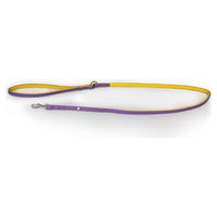 Produktbild von Leder Hundeleine Firenze Lilac/Sunshine 100 cm 18 mm