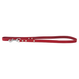 Leder Hundeleine Rot 100 cm x 18 mm – Bild 1 von 1