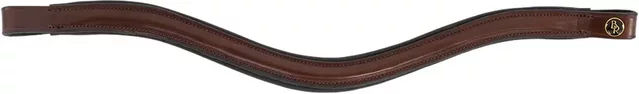 Produktbild von Leder Stirnband BR Equitation für abgerundetes Pferd Braun E.Full
