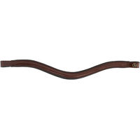Produktbild von Leder Stirnband BR Equitation für abgerundetes Pferd Braun E.Full