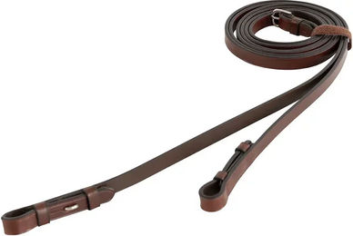 Leder-Stirnriemen für Pferde von BR Equitation in Braun ohne Stopper – Bild 1 von 1