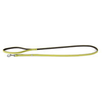 Produktbild von Lederband Hundeleine Amsterdam in Lime/Lava