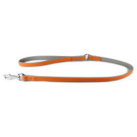 Produktbild von Lederband Hundeleine New York in Orange/Grau