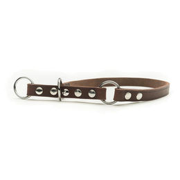 Produktbild von Lederband Würger mit Stop Weinheim in Mocca Länge 55 cm Breite 20 mm