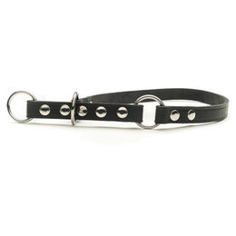 Produktbild von Lederband Würger mit Stop Weinheim Kurzführer Schwarz 50 cm 18 mm