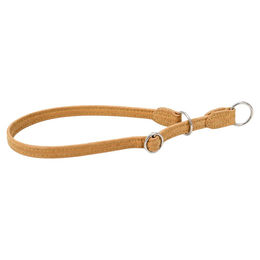 Lederband Zughalsband Dublin Sand rundgenäht 55 cm – Bild 1 von 1