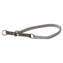 Lederband Zughalsband Stop Amsterdam Capers Grau 45 cm – Bild 1 von 1