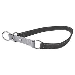 Lederband Zughalsband Stop Amsterdam Ice/Lava Grau 45 cm – Bild 1 von 1