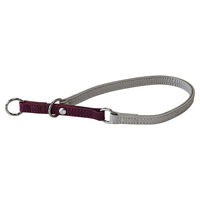 Produktbild von Lederband Zughalsband Stop Amsterdam Merlot/Grey 50 cm