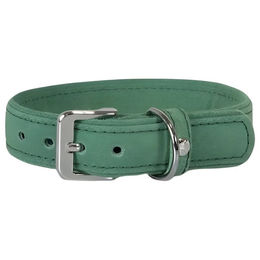 Lederband Zughalsband Stop Toronto Leaf Green wasserdicht 40 cm – Bild 1 von 1