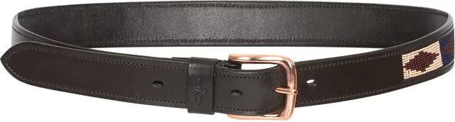 Ledergürtel Damen HV Polo Chaya in Braun mit Roségold – Bild 1 von 2