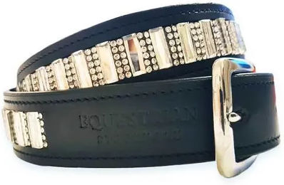 Produktbild von Ledergürtel Damen Equestrian Stockholm Contest in Braun, Schwarz oder Silber 80 cm