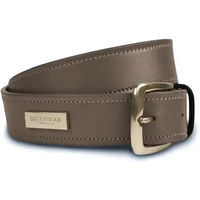 Produktbild von Ledergürtel Damen Equestrian Stockholm Prime in Beige Braun mit Goldendetails 90 cm