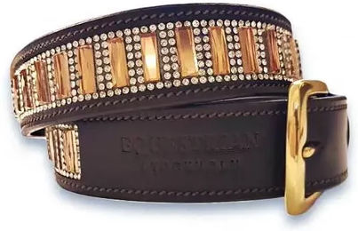 Produktbild von Ledergürtel Damen Equestrian Stockholm Winner Braun mit Silber Schnalle 100 cm