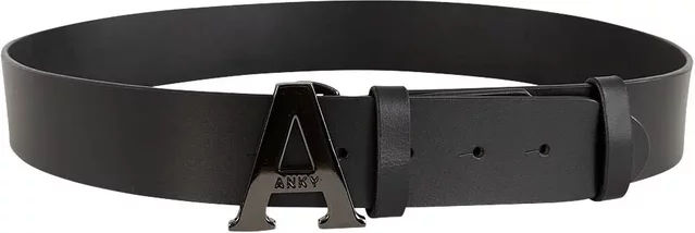 Ledergürtel für Damen Anky Schwarz 115 cm – Bild 1 von 1
