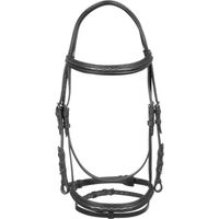 Produktbild von Lederreitzaum Supreme Fancy für Ponys in Schwarz