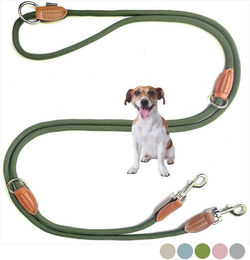 Leisegrün Hundeleine aus Nylon für kleine Hunde, wasserabweisend, 3 m – Bild 1 von 5