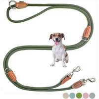 Produktbild von Leisegrün Hundeleine aus Nylon für kleine Hunde, wasserabweisend, 3 m