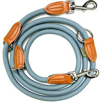 Produktbild von Leisegrün Hundeleine aus Paracord für große Hunde Blau 2m