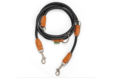 Leisegrün Hundeleine aus Paracord für kleine Hunde in Schwarz – Bild 1 von 2