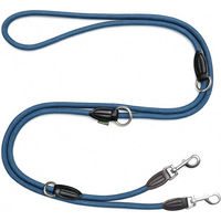 Produktbild von Leisegrün Hundeleine für große Hunde aus Nylon in Blau 3m verstellbar