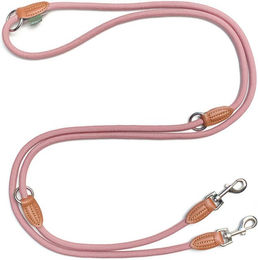 Leisegrün Hundeleine für große Hunde aus Nylon mit 2 Karabinern und 3m Länge verstellbar wasserabweisend – Bild 1 von 4