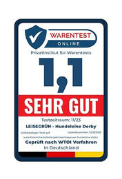 Leisegrün Verstellbare Hundeleine aus Nylon für große Hunde und Welpen 3m Himbeere – Bild 1 von 3
