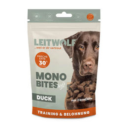 Leitwolf Mono Bites Hundesnack Ente Monoprotein 150 g - 150 g – Bild 1 von 3