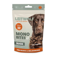 Produktbild von Leitwolf Mono Bites Hundesnack Ente Monoprotein 150 g - 150 g