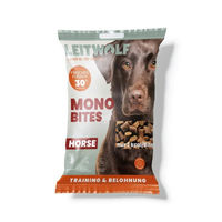 Produktbild von Leitwolf Mono Bites Hundesnack Pferd Monoprotein 80g - 80 g
