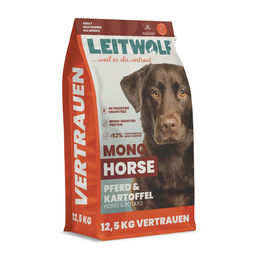 Leitwolf MONO HORSE Pferd und Kartoffel Adult Getreidefrei Monoprotein 12,5 kg - 12,5 kg – Bild 1 von 11