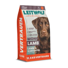 LEITWOLF MONO LAMB Hundefutter Lamm mit Kartoffeln Adult Getreidefrei Monoprotein 12,5 kg – Bild 1 von 2