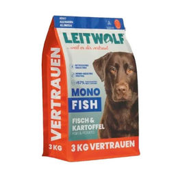 Leitwolf MONO OCEAN FISH Hundefutter Adult Fisch und Kartoffel getreidefrei monoprotein 3 kg – Bild 1 von 2