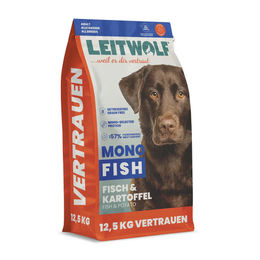 Leitwolf Selected Ocean Fish Trockenfutter für Hunde Adult Fisch und Kartoffel Monoprotein 12,5 kg - 12,5 kg – Bild 1 von 3
