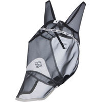 Produktbild von LeMieux 360 Vision Full Fly Mask Pferdedecke Mesh Grau XS