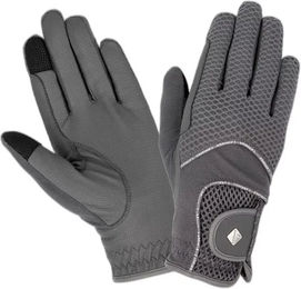 Produktbild von LeMieux 3D Mesh Reithandschuhe Unisex Grau XS