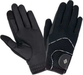 Produktbild von LeMieux 3D Mesh Reithandschuhe Unisex Schwarz XS