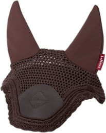 Produktbild von LeMieux Acoustic Pro Fliegenhaube für Pferde aus Bambus in Braun Größe L