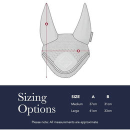 LeMieux Acoustic Pro Fliegenhaube für Pferde Braun Größe L mit Bambus – Bild 1 von 4