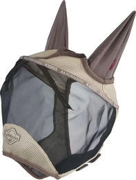 LeMieux AeroGuard Half Kudos Fliegenmaske für Pferde in Braun und Beige – Bild 1 von 1