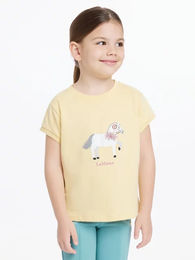 Produktbild von LeMieux Alex Reit-Poloshirt für Kinder in Gelb Größe 7/8 Jahre