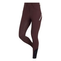 Produktbild von LeMieux Amy Brushed Breegings Winterreithose mit Vollsilikonsitz in Damson Lila Größe 38