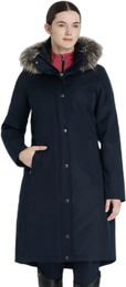 Produktbild von LeMieux Anya Reitmantel Damen Winter wasserdicht Blau Größe 44