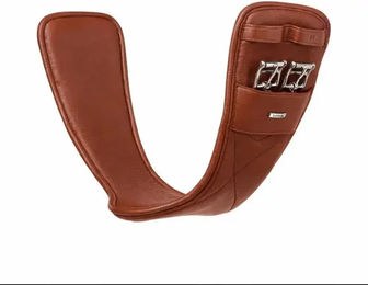 Produktbild von LeMieux Arika Dressurreitgurt aus Leder Braun 45 cm