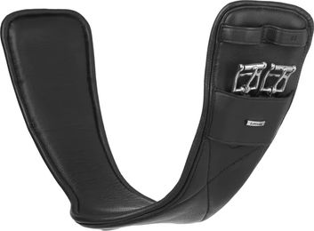 LeMieux Arika Dressurreitgurt aus Leder in Schwarz 65 cm – Bild 1 von 5