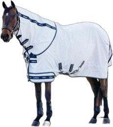 LeMieux Arika Field Rug Pferdedecke mit abnehmbarem Halsteil in Weiß – Bild 1 von 13